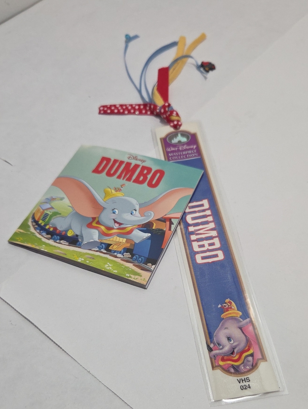 Disney Dumbo Handmade Vhs Bookmark and Mini Booklet
